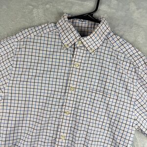 Vineyard Vines Performance Shirt Mens Small Plaid Long Sleeve Button Down Murray